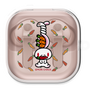 ワイヤレスイヤホンケース［ 汎用うさぎ - ニンジンとキャロットベリー ］