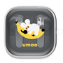 ワイヤレスイヤホンケース［ umao - ねずみとバナナ ］