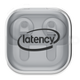 ワイヤレスイヤホンケース［ LATENCY - Circle logo - Black ］