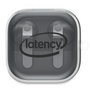 ワイヤレスイヤホンケース［ LATENCY - Circle logo - Black ］