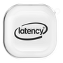 ワイヤレスイヤホンケース［ LATENCY - Circle logo - Black ］
