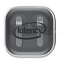 ワイヤレスイヤホンケース［ LATENCY - Circle logo - Black ］