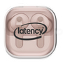 ワイヤレスイヤホンケース［ LATENCY - Circle logo - Black ］