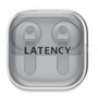 ワイヤレスイヤホンケース［ LATENCY - Logotype - Black ］