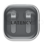 ワイヤレスイヤホンケース［ LATENCY - Logotype - Black ］