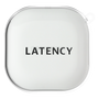 ワイヤレスイヤホンケース［ LATENCY - Logotype - Black ］