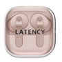 ワイヤレスイヤホンケース［ LATENCY - Logotype - Black ］