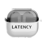 ワイヤレスイヤホンケース［ LATENCY - Logotype - Black ］