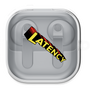 ワイヤレスイヤホンケース［ LATENCY - Rock logo ］