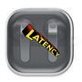 ワイヤレスイヤホンケース［ LATENCY - Rock logo ］