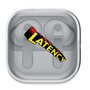 ワイヤレスイヤホンケース［ LATENCY - Rock logo ］