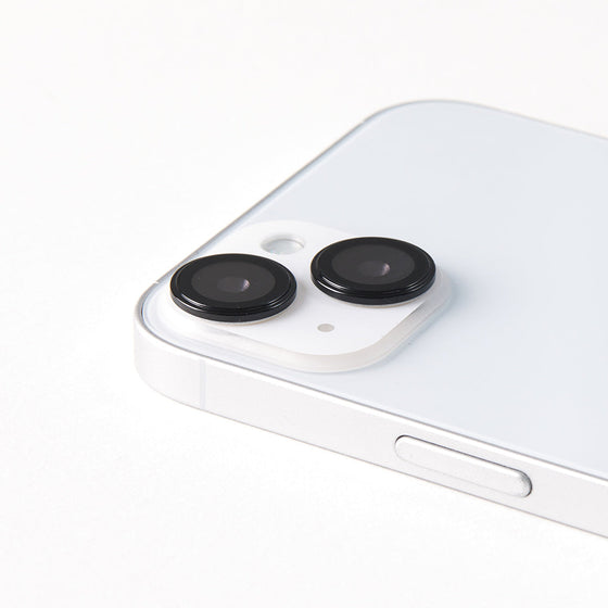 レンズガラス(２レンズ)  for Apple iPhone 14 Plus [ ブラック ]