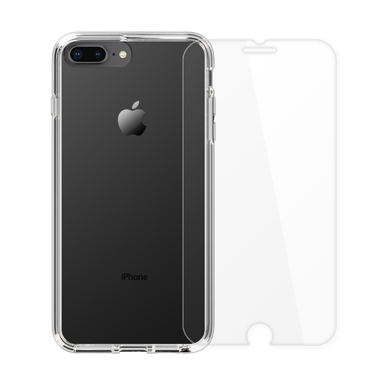 液晶保護ガラス Clear for Apple iPhone 8 Plus