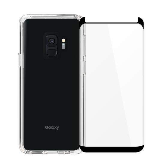 液晶保護ガラス Clear for Samsung Galaxy S9