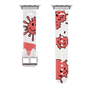 Apple Watchクリアバンド［ PAINTING SMILE Red ］