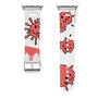 Apple Watchクリアバンド［ PAINTING SMILE Red ］