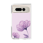 クリアケース［ Natural Flower - Purple ］