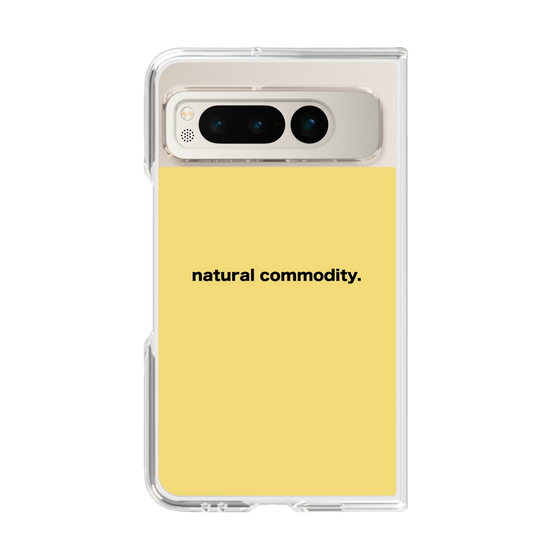 クリアケース［ NATURAL COMMODITY Yellow ］