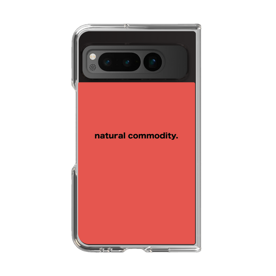 クリアケース［ NATURAL COMMODITY Red ］