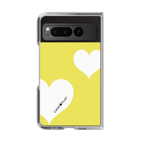 クリアケース［ Two Hearts - Yellow ］