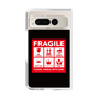 クリアケース［ FRAGILE Sticker - Black ］