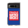 クリアケース［ FRAGILE Sticker - Blue ］