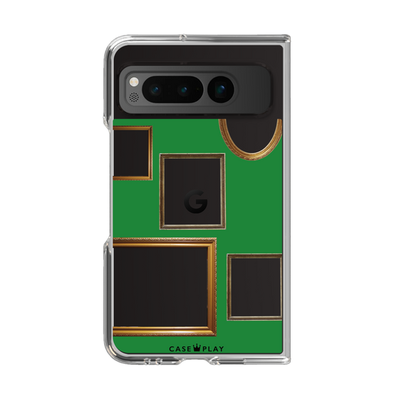 クリアケース［ Photo Frames - Green ］