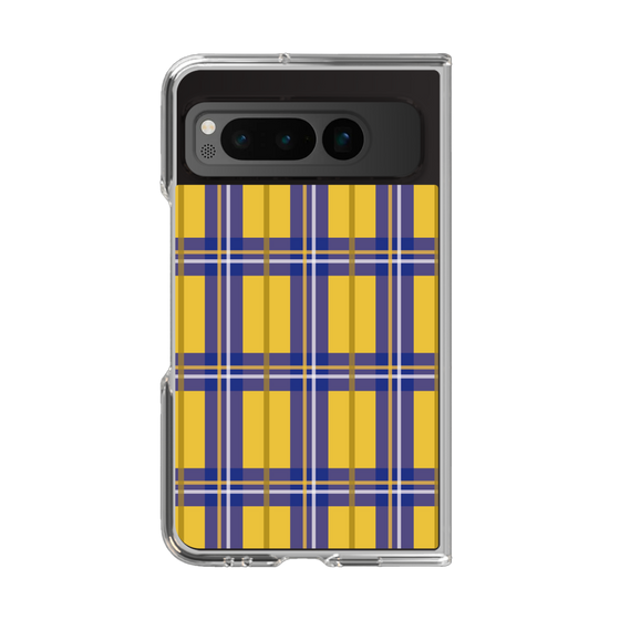 クリアケース［ Tartan Check - Yellow ］