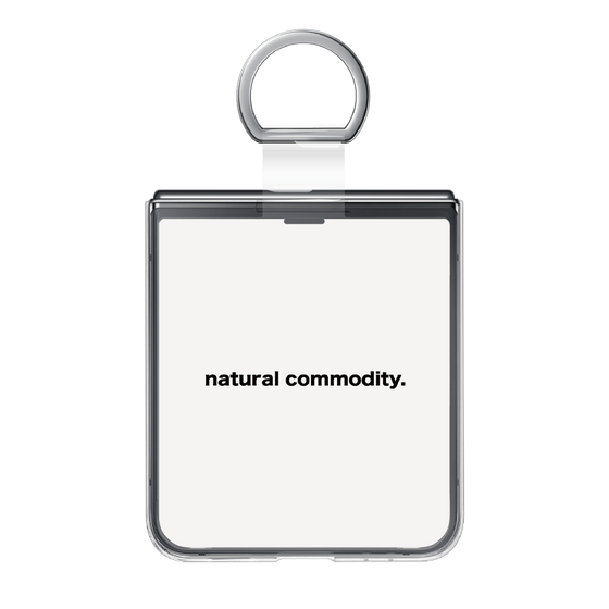 リング付き着せ替えシート［ NATURAL COMMODITY White ］