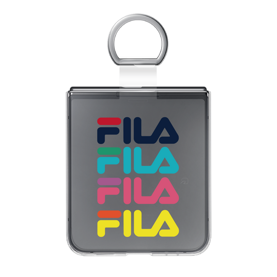 リング付き着せ替えシート［ Colorful FILA Logo - カラフル フィラ ロゴ ］