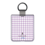 リング付き着せ替えシート［ Houndstooth Pattern Purple -with LANVIN en Bleu logo ランバン 千鳥格子柄 パープル ］