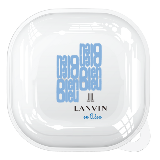 Galaxy Buds2 ハードケース［ LANVIN en Bleu - Logo Pattern - Blue ］