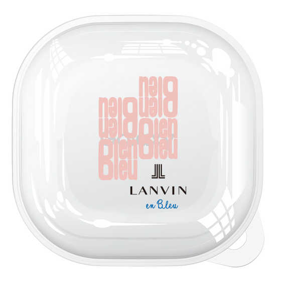 Galaxy Buds2 ハードケース［ LANVIN en Bleu - Logo Pattern - Pink ］