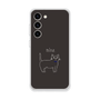 Galaxy 着せ替えプレート［ 蝶ネクタイねこ - Black ］