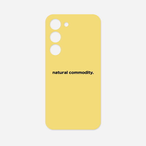 Galaxy 着せ替えプレート［ NATURAL COMMODITY Yellow ］