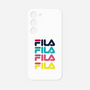 Galaxy 着せ替えプレート［ Colorful FILA Logo - カラフル フィラ ロゴ ］