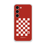Galaxy 着せ替えプレート［ Racing checkered flag Red - レーシングチェッカーフラッグ レッド ］