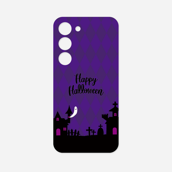 Galaxy 着せ替えプレート［ Halloween World - Purple ］