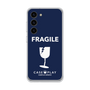 Galaxy 着せ替えプレート［ FRAGILE - Navy ］