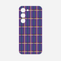 Galaxy 着せ替えプレート［ Tartan Check - Purple ］