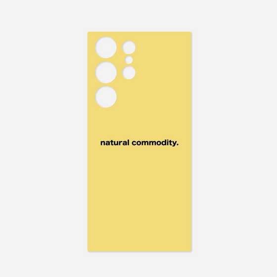Galaxy 着せ替えプレート［ NATURAL COMMODITY Yellow ］