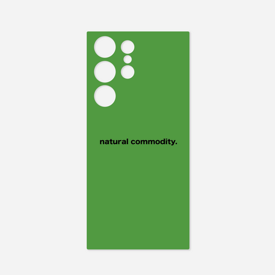 Galaxy 着せ替えプレート［ NATURAL COMMODITY Green ］
