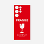 Galaxy 着せ替えプレート［ FRAGILE - Red ］