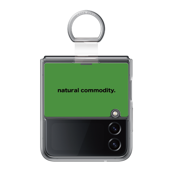 リング付き着せ替えシート［ NATURAL COMMODITY Green ］