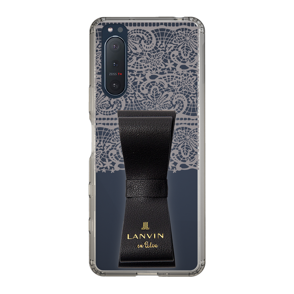 LANVIN ブックタイプケース ブラック iPhone 13Pro Max用