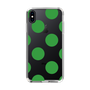 スリムプロテクションケース［ シンプルドット - Green ］