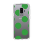 スリムプロテクションケース［ シンプルドット - Green ］