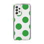 スリムプロテクションケース［ シンプルドット - Green ］