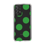スリムプロテクションケース［ シンプルドット - Green ］