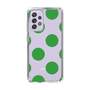 スリムプロテクションケース［ シンプルドット - Green ］